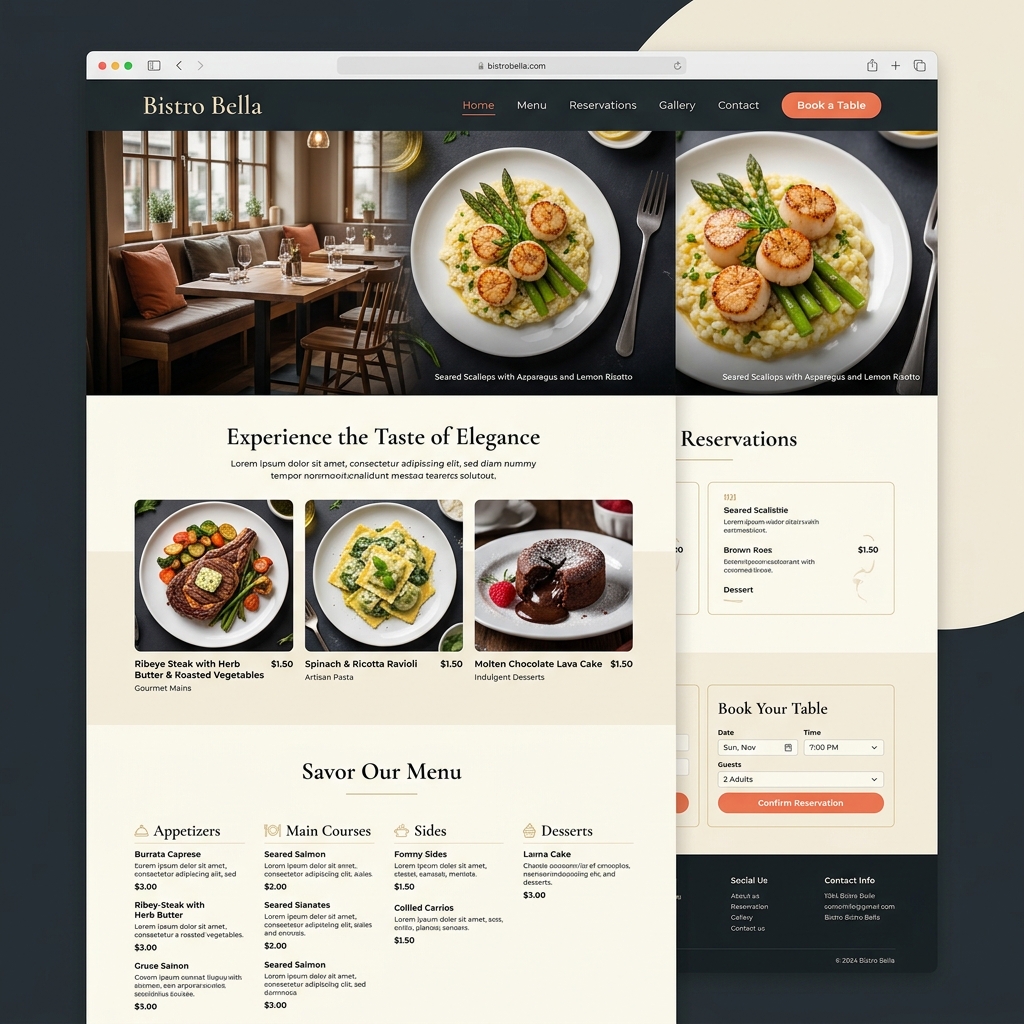Bistro Bella Website