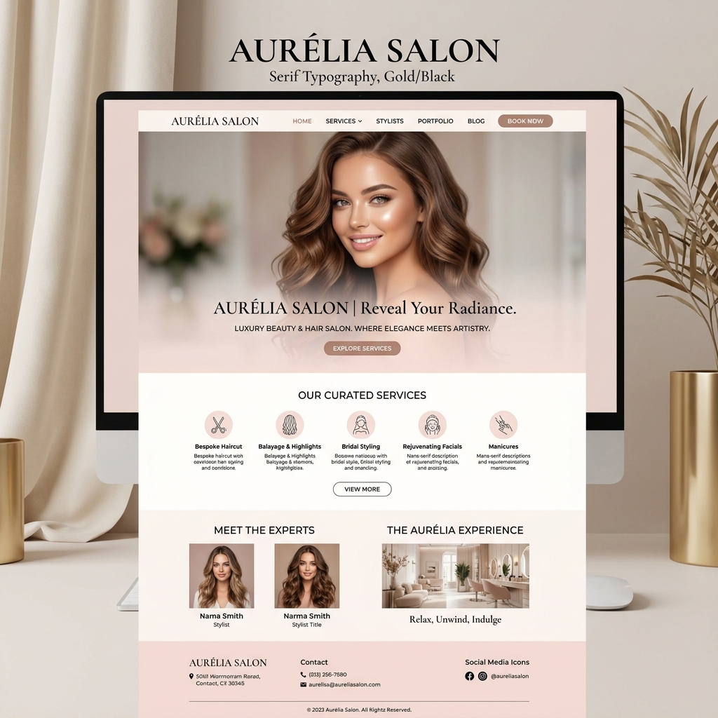 Salon website